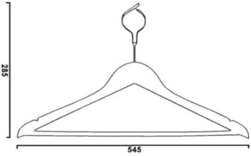 Lot de 100 cintres pour chambres d'hôtel H43843 - Nail Gallerys