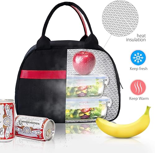 esafio10L Sac Isotherme Repas, Grande capacité Isothermal lunch box isotherme bag boite repas,insulated cooler bag sac à lunch office meal pour homme,femme,enfant - Nail Gallerys