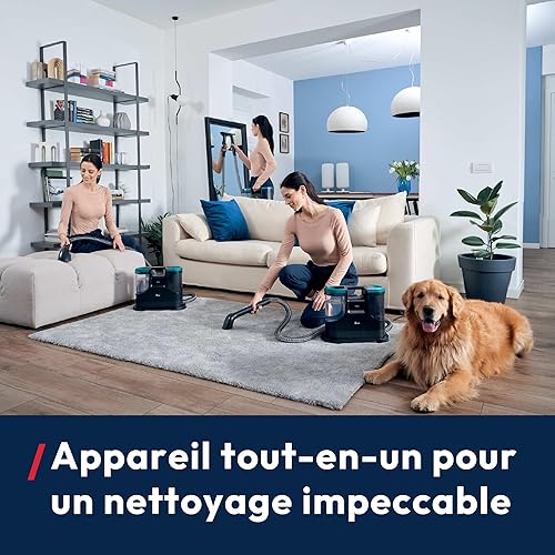 Hoover Nettoyeur Détacheur Shampouineuse Compact HS5 Cold, Lave et Sèche Tapis,Moquette, Canapé, Tissus, Sièges Voiture, Puissant 400W,Accessoire spécial Vitres, Double Réservoir, Idéal Animaux HS500 - Nail Gallerys