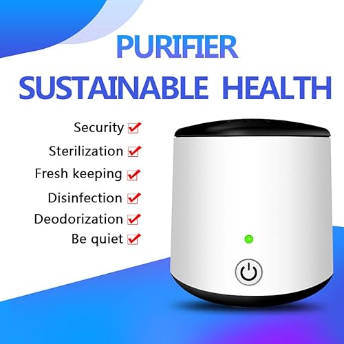 Purificateur d'air pour réfrigérateur, Oxygène actif Stérilisation Désinfection Désodorisant pour Frigo à Élimine les odeurs & prolonger la conservation des aliments, pour Voiture/Cuisine - Nail Gallerys