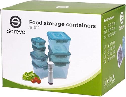 Sareva Cookinglife Lot de 8 boîtes de conservation sous vide - Nail Gallerys