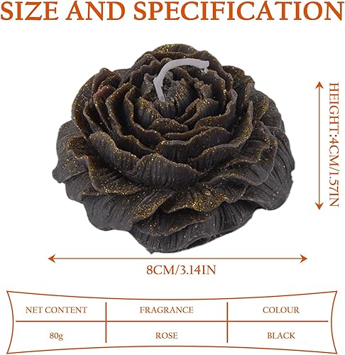 Darryy Bougie Basse Température, Bougie Parfumées 80 g, Bougie de Massage, Bougies Romantiques, Bougies Parfumées à la Rose, Idéales pour les Rencontres en Couple et la Décoration Intérieure (Rouge) - Nail Gallerys