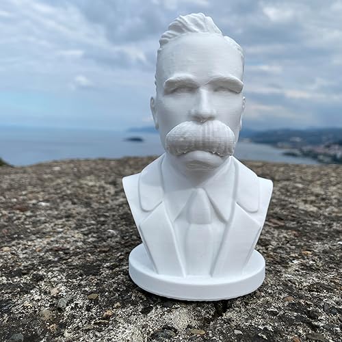 F. Nietzsche Buste Bibliothèque Décor Nietzsche Sculpture 15 cm - Nail Gallerys