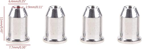 Lot de 4 embouts de fixation pour guitare basse électrique - Nail Gallerys