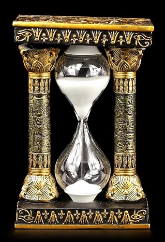 Égyptien Sablier avec Ankh et Il Le Ra Symboles Égypte Figurine Décorative - Nail Gallerys