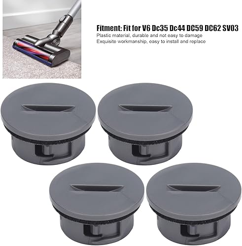 Embouts D'aspirateur, Lot de 4 Embouts de Remplacement Universels pour Aspirateur Rouleau Brosse Embout pour V6 Dc35 Dc44 Dc59 Dc62 Sv03 - Nail Gallerys
