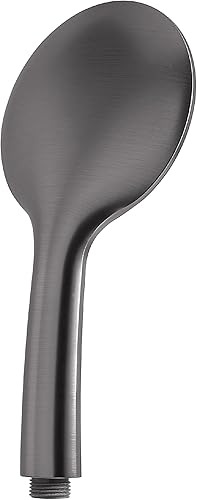 Gedy Tech 14 Pommeau de douche, poignée de douche, Gun métal, ABS, 3 modes de jet, économie d'eau, nettoyage facile - Nail Gallerys