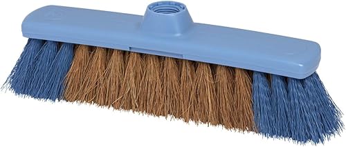 ÉLÉPHANT Maison - Balai Tous Carrelages - Usage Intérieur et Extérieur - Fibres Coco Renforcées PET - Idéal pour Sols Rugueux - Plastique Recyclé - Haute Qualité - Fabriqué en France - Nail Gallerys