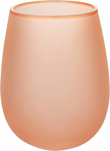 Villa d’Este Home Tivoli Happy Hour Sunset Lot de 6 verres à eau frosted en verre 500 ml - Nail Gallerys