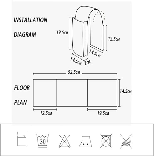 sylbx Lot de 2 sac de rangement pour canapé,Support Télécommande de Canapé,Sac de rangement suspendu au canapé,adaptée au stockage de téléphones mobiles,de mouchoirs et de collations - Nail Gallerys
