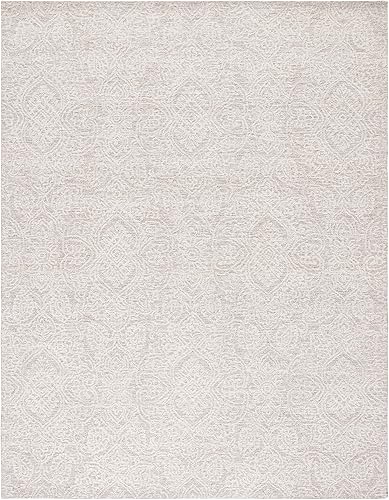 Safavieh Tapis Géométrique pour Salon, Salle à Manger, Chambre à Coucher - Metro Collection, Tapis à Poil Court, Ivoire, 200 x 300 cm - Nail Gallerys