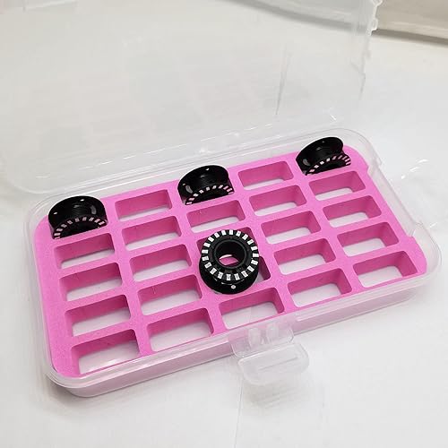 HONEYSEW Bernina Étui de rangement pour 2 bobines de couture Bernina Série 7 et 8 pouvant contenir 25 bobines (Bernina Série 7 et 8) - Nail Gallerys