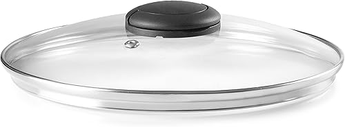 Ibili 970922 Couvercle Poignée Pliante, Verre, Transparent, 22 cm, 22 x 22 x 3 cm - Nail Gallerys