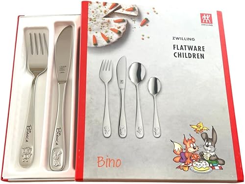 Regalo Grabado - Couverts pour enfants personnalisés en acier inoxydable 18/10 | Gravure permanente avec nom et date | Cadeau pour baptême, anniversaire - Nail Gallerys