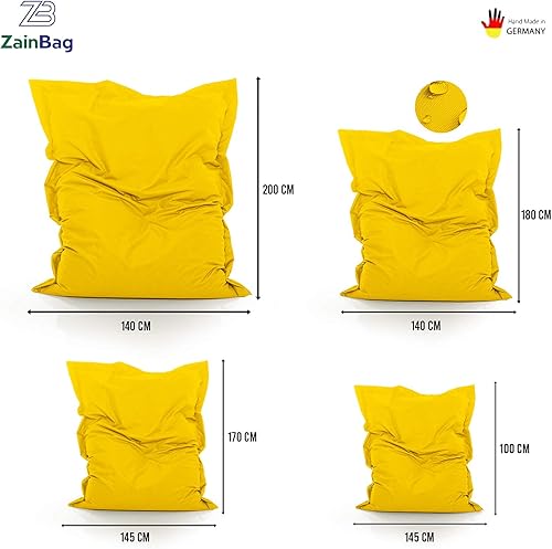 ZainBag.de Coussin Pouf Poire Adulte Remplissage fauteui Enfant Pouf xxl-170x145cm Pouf Salon (Pink, 170x145cm) - Nail Gallerys