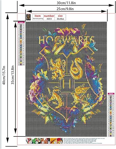 Kit de peinture diamant 5D à faire soi-même, broderie à strass en cristal, arts créatifs, idée cadeau pour adultes et enfants, décoration murale de la maison (30 x 40 cm) - Nail Gallerys