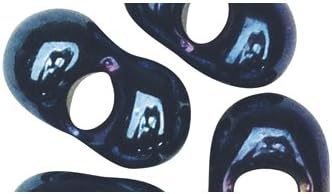 Rayher 14142690 papillon de rocailles, 2 x 4 mm, boîte 18 g, Reflet bicouleur - Nail Gallerys