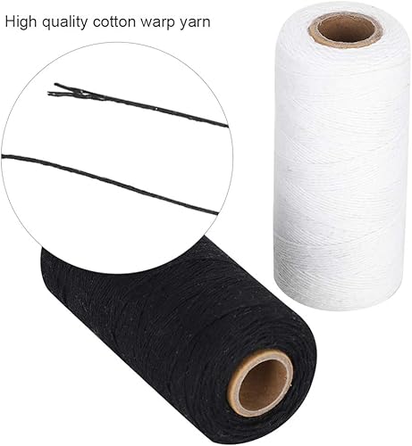 Fil de Chaîne de Tissage de Coton Brut, 1 Mm, 250m, 8/4 Compte de Fil pour les Tapis et les Couvertures - Nail Gallerys