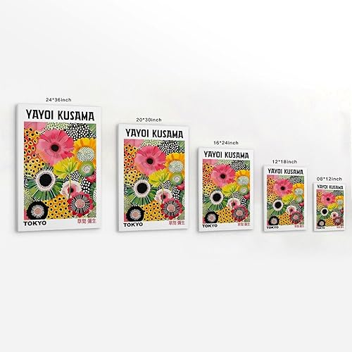 Yayoi Kusama Art Art Impression d'image moderne Décoration de chambre familiale 60 x 90 cm - Nail Gallerys