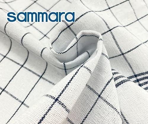 SAMMARA 10 x Torchons de Cuisine 50 x 70 cm | Tissu en Coton de Qualité | Très Absorbant et Facilement Lavable | Utilisation Polyvalente et Couleurs Différentes | (Gris) - Nail Gallerys