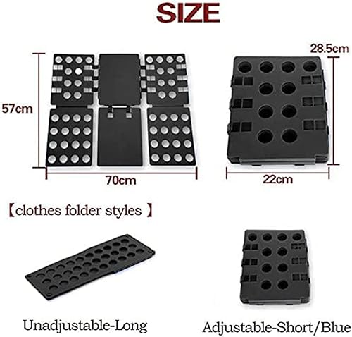 Planche pliante pour vêtements, planche pliable pour vêtements, aide au pliage du linge, planche à t-shirts, chemises, flexible, en plastique, 1 pièce - Nail Gallerys