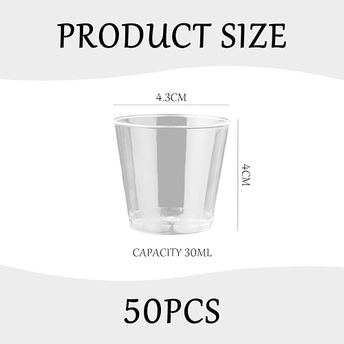 Gobelets De Dégustation 50 Pièces, Mini Verres À Shot, Gobelets En Plastique, Fournitures De Fête, Gobelets En Plastique Réutilisables - Nail Gallerys
