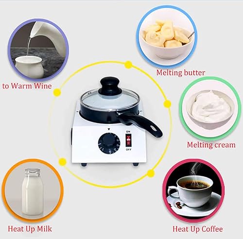 OBLLER Électrique Pour Chocolat,Cuiseur pour chocolat avec contrôle de la température 1L - Nail Gallerys