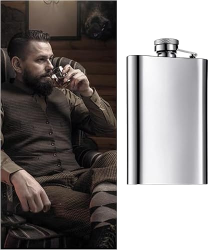LIANRISES 3 Flasque A Alcool 196ml Flasque Whisky Fiole Alcool Avec Un Enfoncement En Acier Inoxydable Pour L'Escalade Le Camping Le Barbecue Le Bar La FêTe - Nail Gallerys