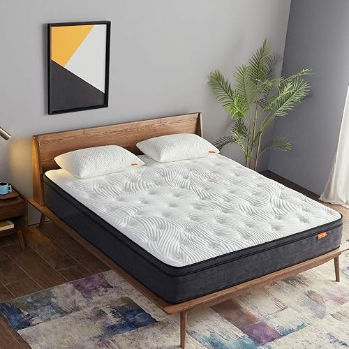 Sweetnight Matelas 120x190 cm Mémoire de Forme en Gel, Ressorts Ensachés, Épaisseur 25 cm, Parfait Soutien Confortable et Durable, Twilight - Nail Gallerys
