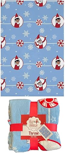 Dreamtex The Elf On The Shelf Couverture polaire de Noël pour enfant 100 cm x 150 cm - Nail Gallerys