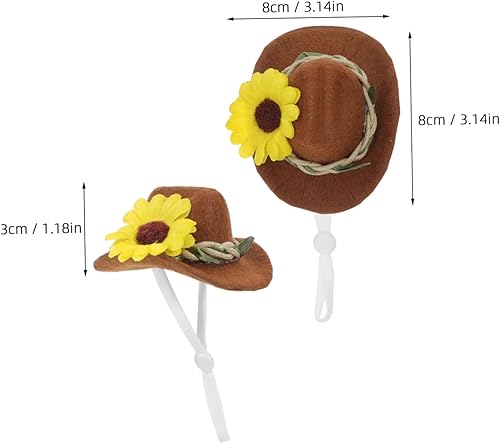 KOCKSHION 3pièces Mini Chapeaux De Cowboy Décoratifs pour Bouteilles Chapeaux Miniatures pour Fêtes Et Événements Anniversaires Mariages Et Décorations De Table - Nail Gallerys