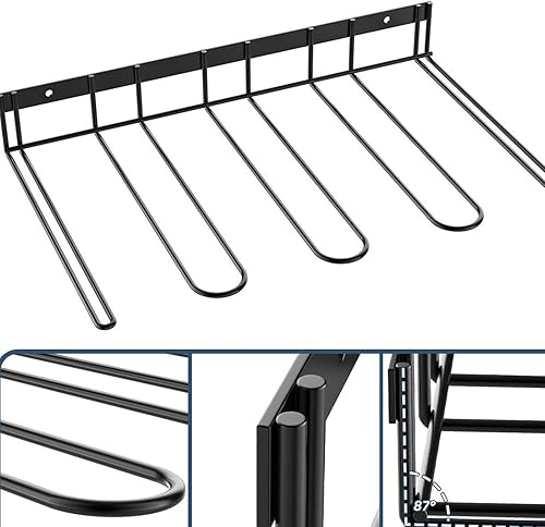 Yopption Lot de 3 supports muraux pour bottes - Organisateur de chaussures pour entrée, garage, vestiaire - Nail Gallerys