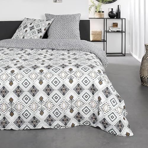 Today Parure de lit 2 Personnes 220x240 Coton Imprime Sunshine 7.56 - Nail Gallerys