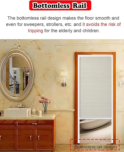 Portes pliantes télescopiques Portes de placard intérieures personnalisables pour cuisine/chauffette à coucher, Porte pliable pour armoire/armoire à chaussures, Porte d'armoire de ménage légère avec a - Nail Gallerys