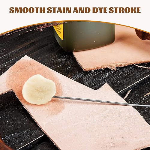 Healifty Lot de 10 tiges en laine avec poignée en métal pour du cuir 10pcs comme sur l'image - Nail Gallerys