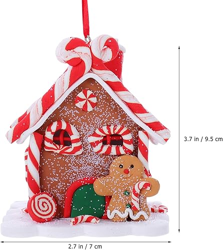 Décoration de Noël maison en d'épices - Argile - Pâte - Bonbons - Maison - Sapin à suspendre - Décoration de Noël - Maison - Ornement d'arbre de Noël ( d'épices) - Nail Gallerys