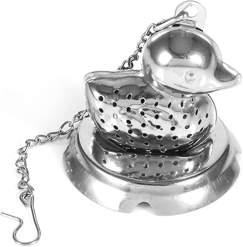 Passoire à thé, infuseur à boule de thé en acier inoxydable, diffuseur d'épices en forme de canard pour infuser du thé en vrac et des épices à chaud - Nail Gallerys