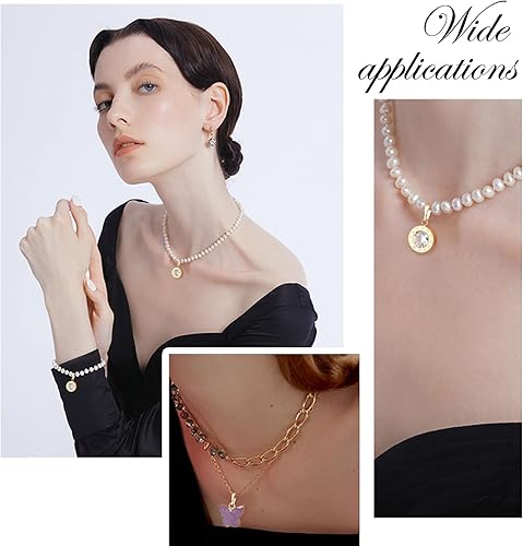 PH PandaHall 100pcs Plaqué or 18K Bélières d'or Fermoirs en laon Attache Pendentif Collier Pendentif Fermoirs Connecteur de chaîne pour bijoux, colliers, breloques pendantes, 7x4,5x2mm - Nail Gallerys