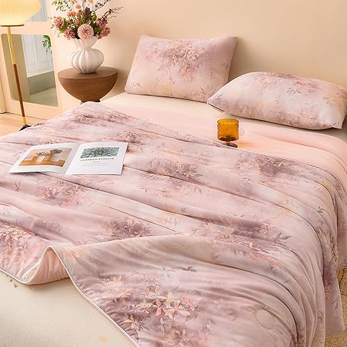 Couverture Rafraichissante pour Été, Couette sans Housse Arc-Chill 4.0 Refroidissement Technologie Sentiment Froid À Double Face pour Sueurs Nocturnes Dormeurs Chauds Adultes,E,200x230cm - Nail Gallerys