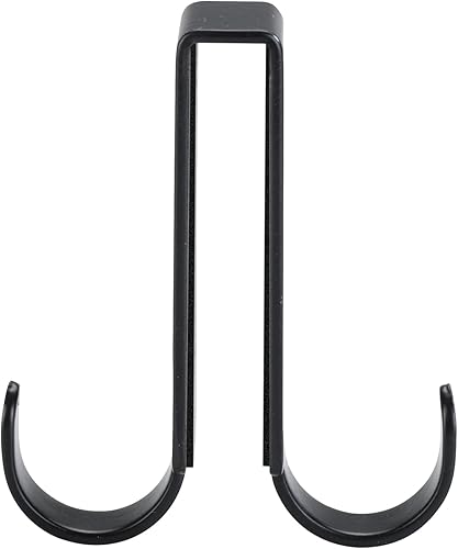 WENKO Crochet Double de paroi de Douche Vieste Duo, Crochet paroi de Douche pour Suspendre Peignoirs et Serviettes, Acier Inoxydable, 5,5x6x7 cm, Mat - Nail Gallerys