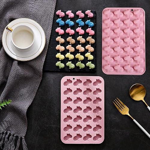 Ymxygz Moules À Chocolat en Silicone, Moule À Bonbons Capybara 3D, Moule À Gelée, Moules De Cuisine Antiadhésifs, Plateaux À Glaçons, Moules De Cuisson en Silicone - Nail Gallerys