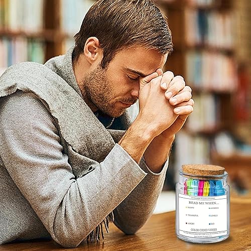 Bocal avec verset du Coran, « Read Me When Bible Verses », bouteille de prière spirituelle avec versets de confort spirituel, 6,5 x 9 cm, facile à utiliser, portable pour l'étude de la Bible - Nail Gallerys