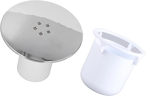 Omabeta Couvercle de vidange de douche, empêche les eaux usées rapidement de boucher les cheveux en plastique avec tasse blanche pour salle de bain - Nail Gallerys
