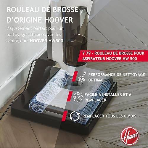 Hoover Y78 Rouleau de Brosse pour Aspirateurs Compatible avec Les Aspirateurs Laveurs HW5 - Brosse Avant - Nail Gallerys