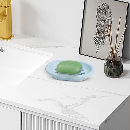 Porte-savon pour douche - Double couche - Porte-savon de voyage avec égouttoir fabriqué avec un matériau solide - Ce savon de vidange maintient le savon fermement en place pour éviter les chutes et le - Nail Gallerys