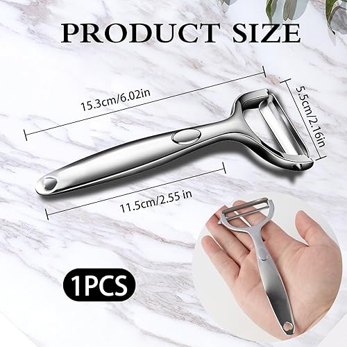 éplucheur Légumes En Acier Inoxydable, Matériau épais, Facile à éplucher, Econome Legumes, Eplucheur Légumes, Eplucheur Julienne Légumes, Eplucheur Pomme De Terre, Epluche Legume - Nail Gallerys
