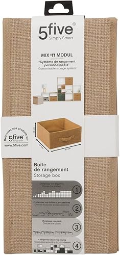 5 five simply smart Rgmt Box 31 x 15 Toile de Jute - Nail Gallerys