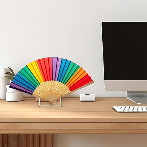 Présentoir en éventail - Base de présentation en acrylique transparent - Support de présentation décoratif pliable - Chevalet de présentation - Présentoir en acrylique - Transparent - Nail Gallerys