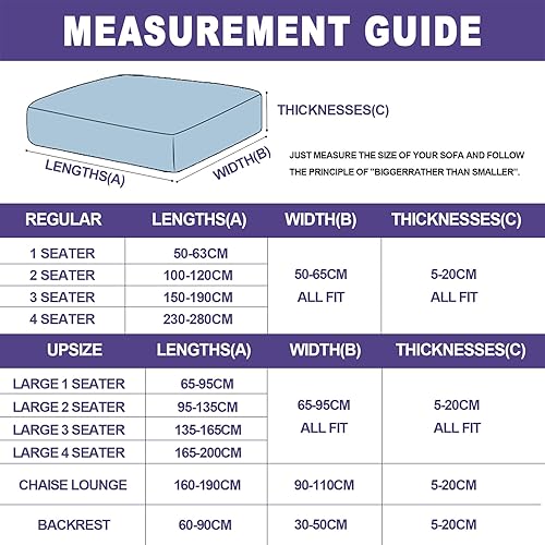 KYJSW Housses De Coussin De Siège De Caravane, Housse De Canapé Extensible Imprimée, Housse Banquette Camping Car Antidérapante avec 2 Cordes (Orange-Camel,W 60-90cm, D 30-50cm) - Nail Gallerys