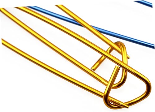 Angoily 10 Pièces arrêts de mailles pour le tricot fil épingles sécurité petit aluminium aiguilles arrêts de mailles pour le crochet titulaires de point tricoter Couleur Aléatoire - Nail Gallerys